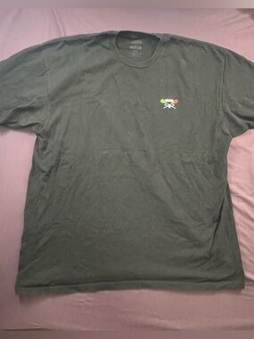 Vans Men's Black Dart Checkerboard Logo T-Shirt- XXL